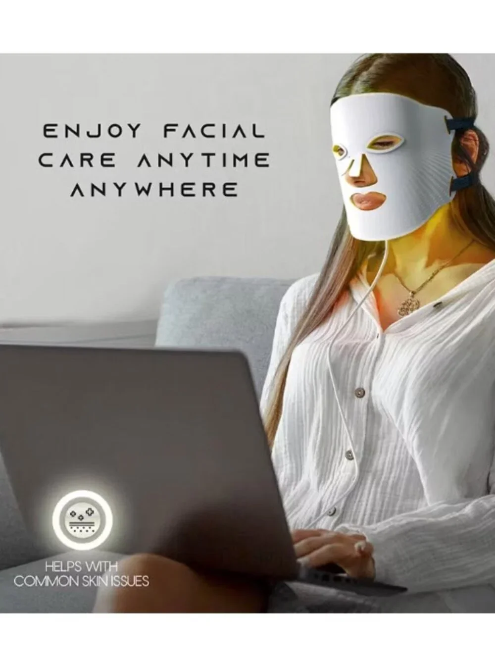 ICON Beauty LED Red Light Face Mask | NWT